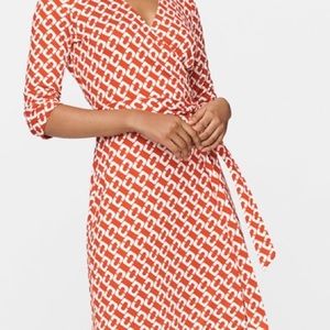 DVF Silk Jersey Wrap Dress